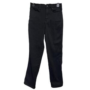 Good American Jeans Size 6 28 Black Good Curve Straight Ankle Pants GCST475BTE